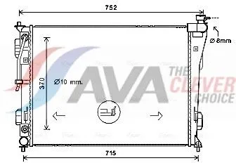 Radiator, engine cooling