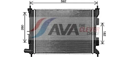 Radiator, engine cooling