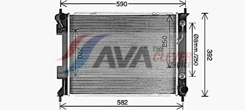 Radiator, engine cooling