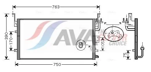 Condenser, air conditioning