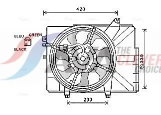 Fan, engine cooling