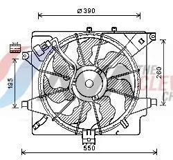 Fan, engine cooling