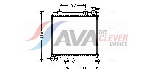 Radiator, engine cooling