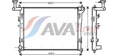 Radiator, engine cooling