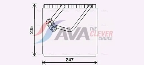 Evaporator, air conditioning