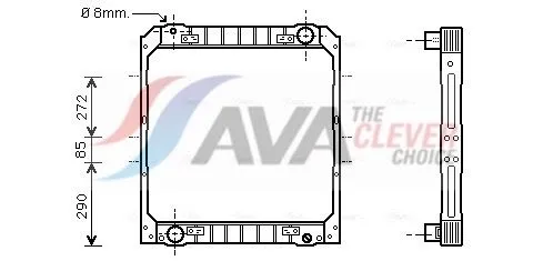 Radiator, engine cooling