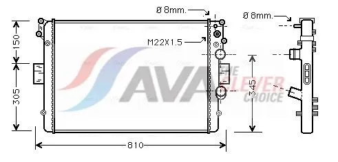 Radiator, engine cooling