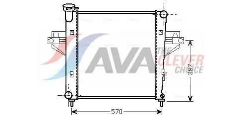 Radiator, engine cooling