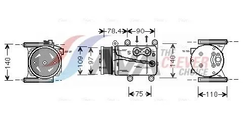 Compressor, air conditioning