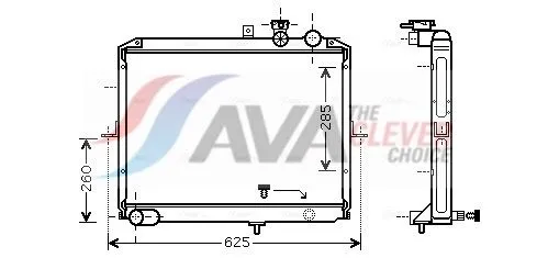 Radiator, engine cooling