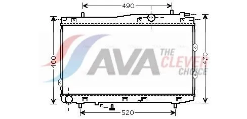 Radiator, engine cooling