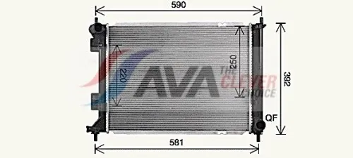 Radiator, engine cooling