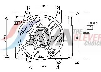 Fan, engine cooling