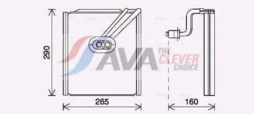 Evaporator, air conditioning
