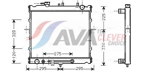Radiator, engine cooling