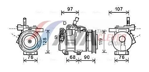 Compressor, air conditioning