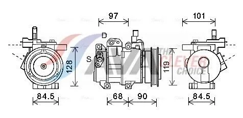 Compressor, air conditioning