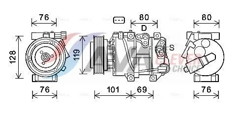 Compressor, air conditioning