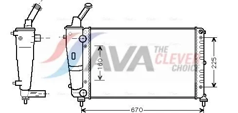Radiator, engine cooling