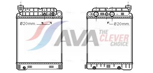 Radiator, engine cooling