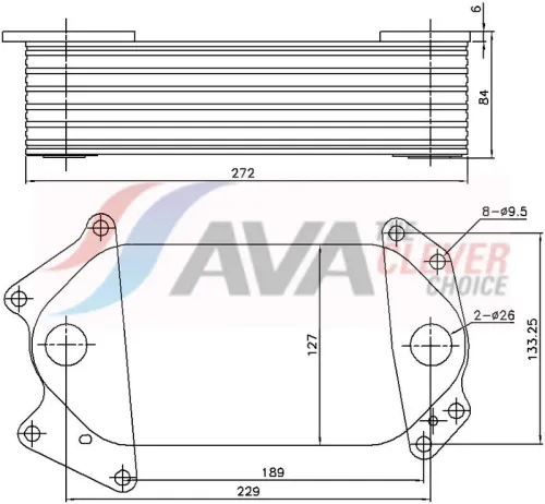 Oil Cooler, engine oil