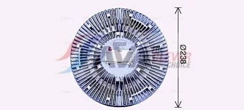 Clutch, radiator fan
