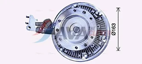 Clutch, radiator fan