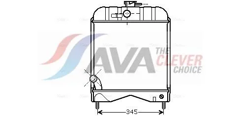 Radiator, engine cooling