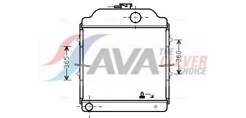 Radiator, engine cooling