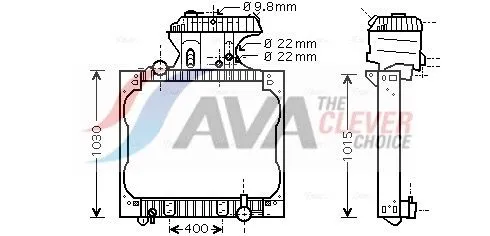 Radiator, engine cooling