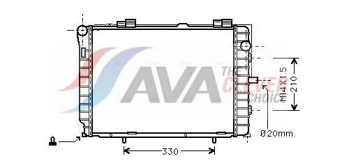 Radiator, engine cooling
