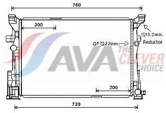 Radiator, engine cooling