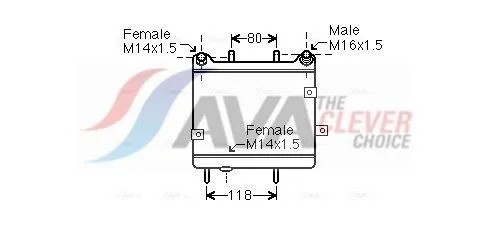 Oil Cooler, engine oil