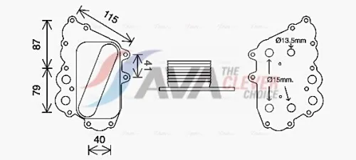 Oil Cooler, engine oil