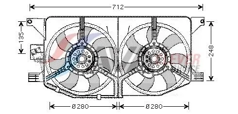 Fan, engine cooling
