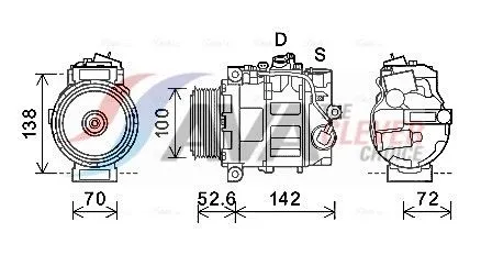 Compressor, air conditioning