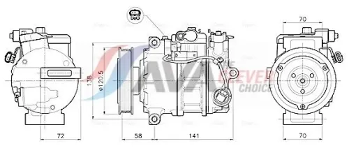 Compressor, air conditioning