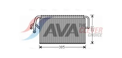 Evaporator, air conditioning