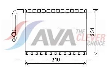 Evaporator, air conditioning