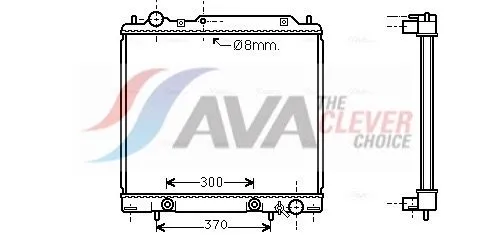 Radiator, engine cooling