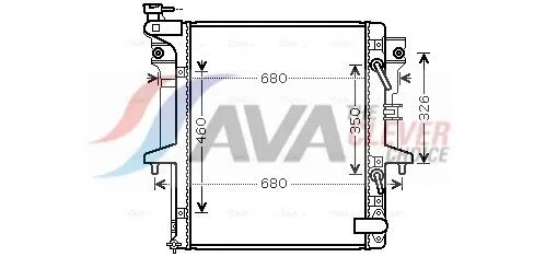 Radiator, engine cooling