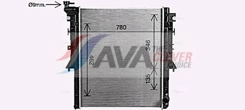 Radiator, engine cooling