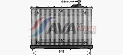 Radiator, engine cooling