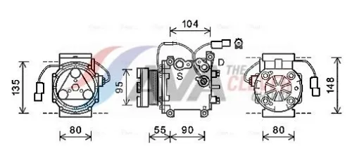 Compressor, air conditioning