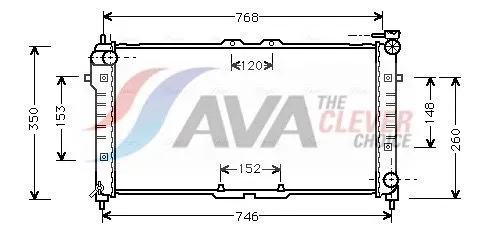 Radiator, engine cooling