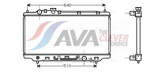 Radiator, engine cooling