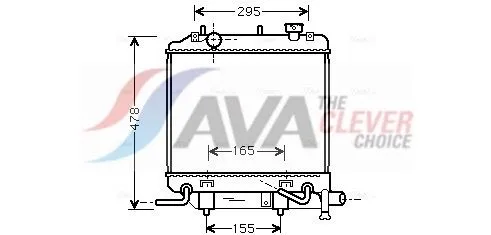 Radiator, engine cooling