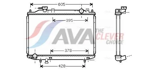 Radiator, engine cooling