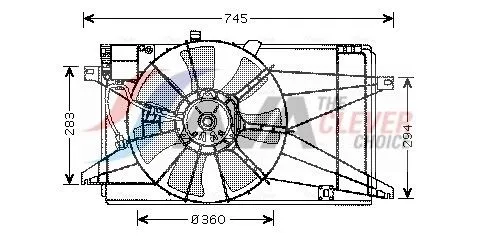 Fan, engine cooling