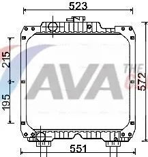 Radiator, engine cooling
